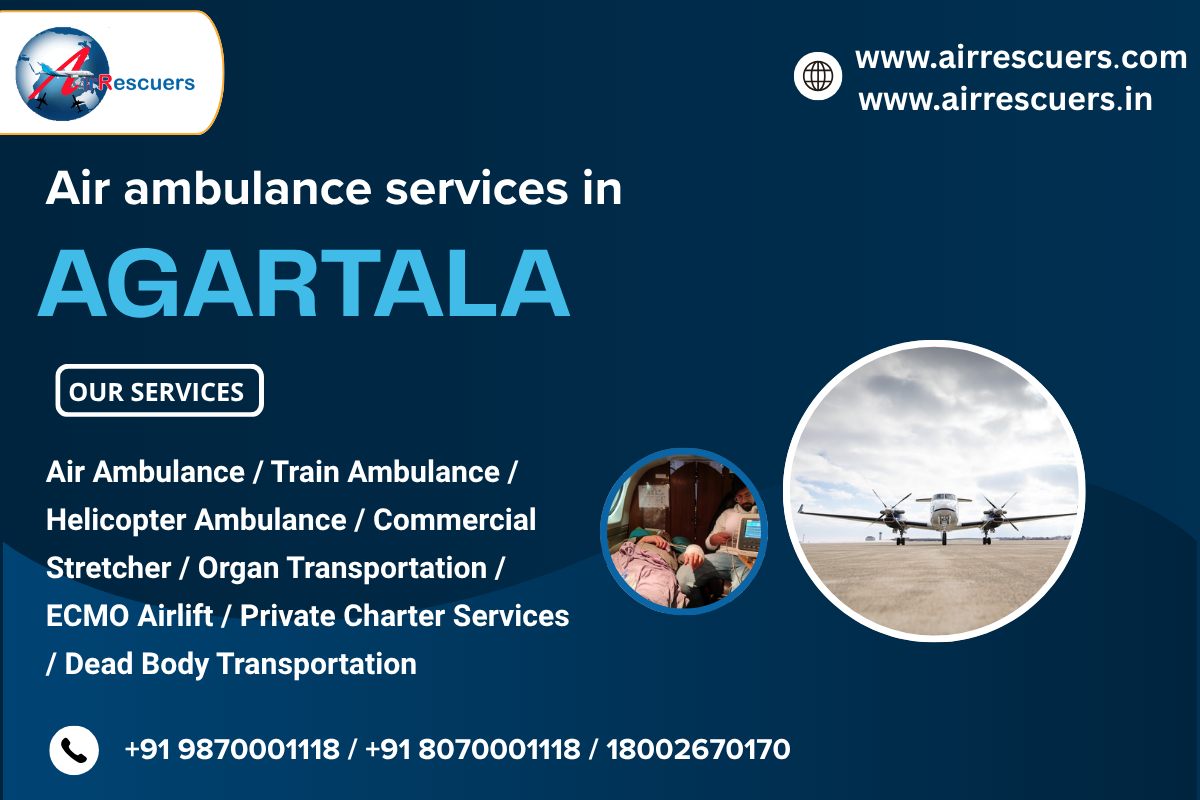 Long Distance Patient Transfer Air Ambulance In Agartala