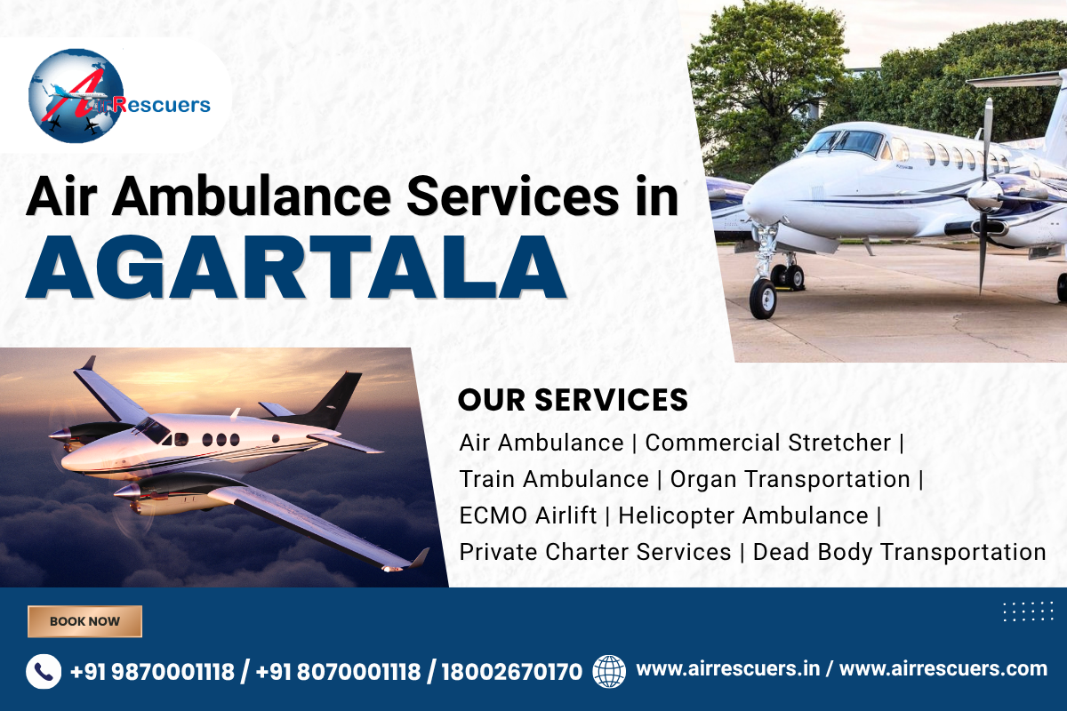 Emergency Air Ambulance in Agartala